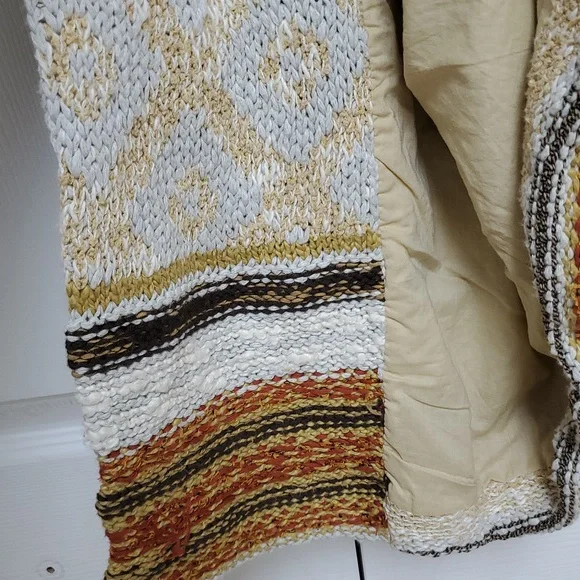 Free People Painted Desert Sweater Coat/Neutral - Picture 16 of 16